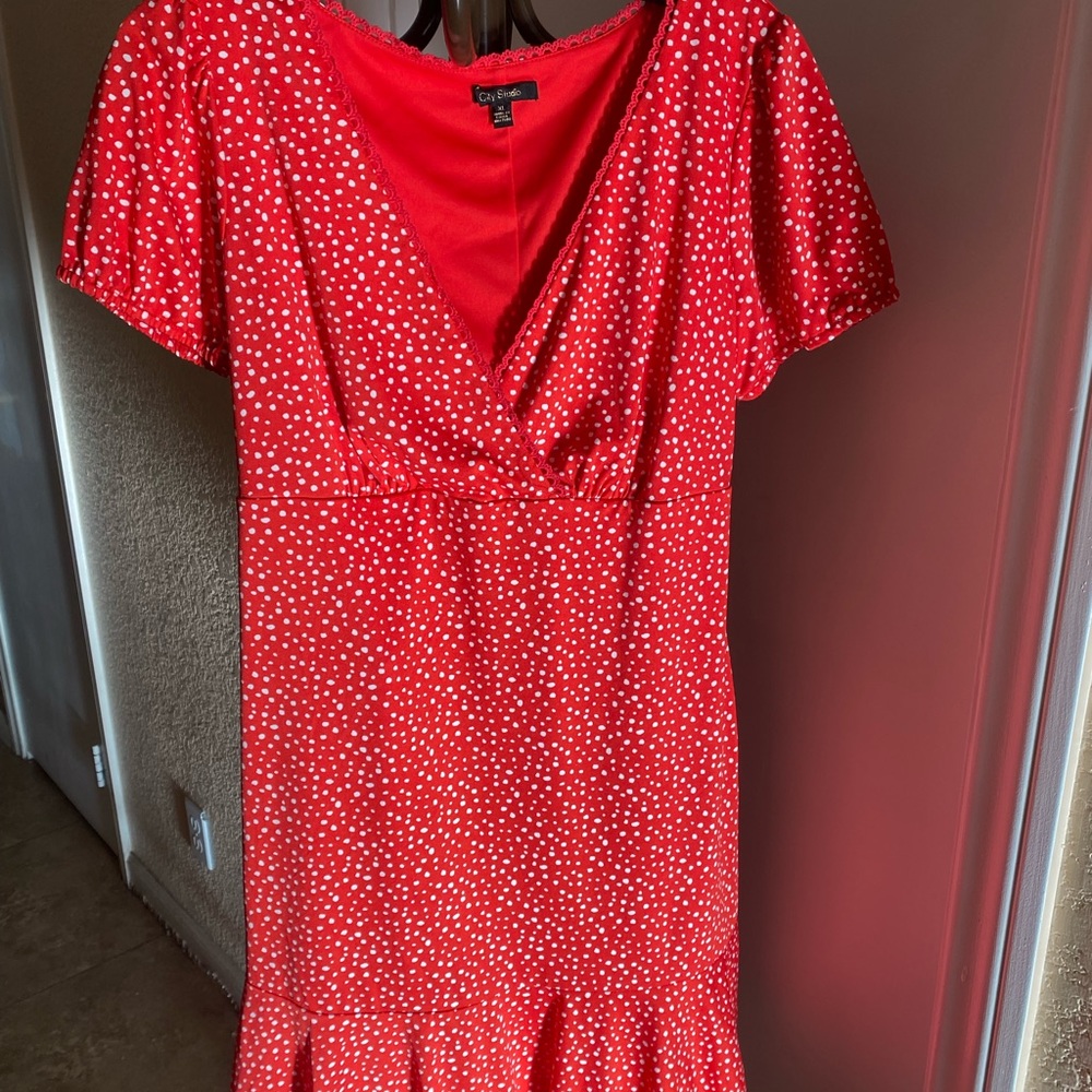 Red dress